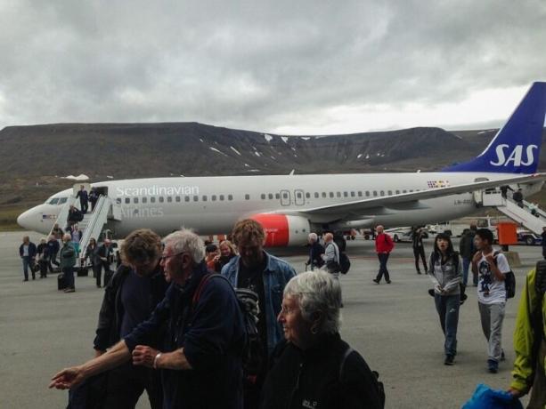 År 1975, i den nordliga staden verkade Airport (Longyearbyen).