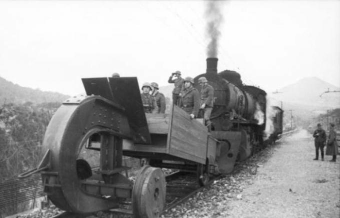 Varför tyskarna under andra världskriget var knuten till tågen stora krokar.