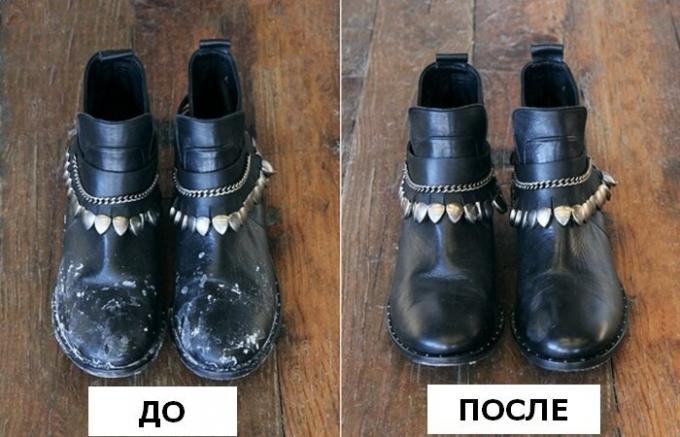  Tre steg till en helt rena skor, även i lågsäsong