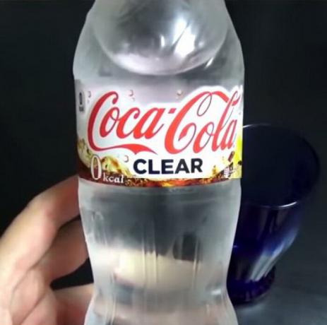 Transparent Coca-Cola.