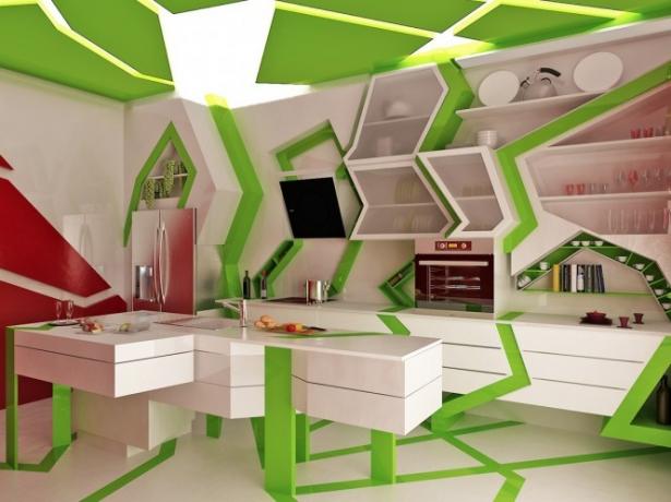 Vitgrönt kök (45 bilder): gör-det-själv-videoinstruktioner för installation, vilka möbler du ska välja, pris, foto