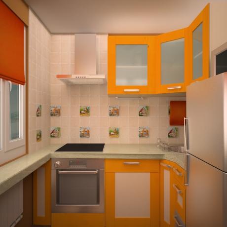 Design av ett litet kök (48 bilder) 6 kvm, det inre av ett litet kök på 9 torg med egna händer: instruktioner, foto- och videolektioner, pris