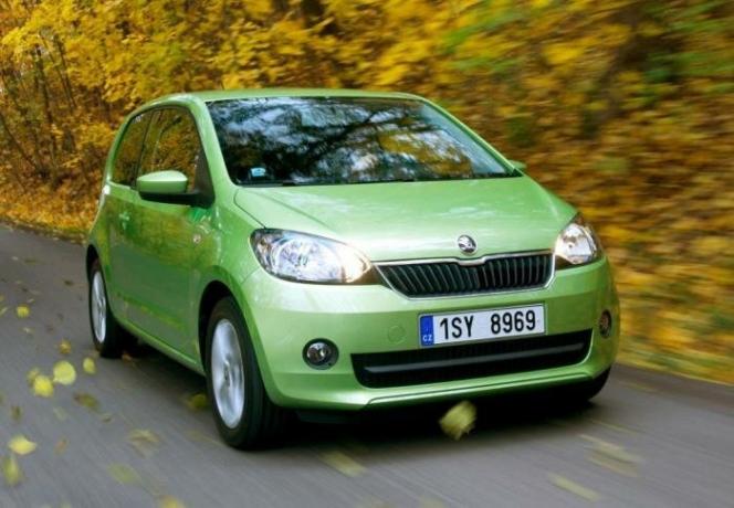 Skoda Citigo - den minsta bilen i den tjeckiska tillverkaren. | Foto: autochehol.com.ua.