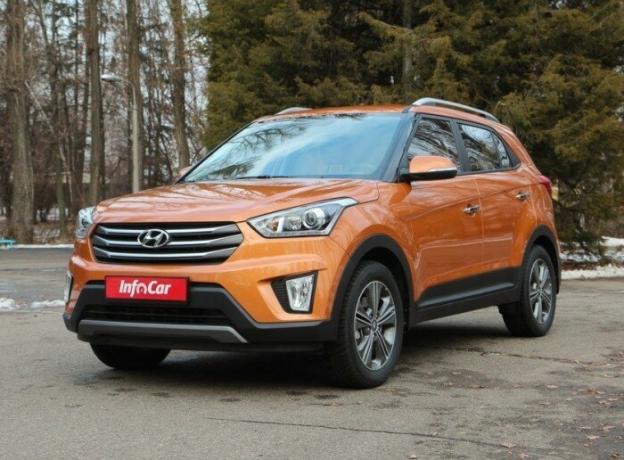 Den populära crossover koreanska Hyundai Creta var "en överraskning". | Foto: hyundai-creta.infocar.ua.
