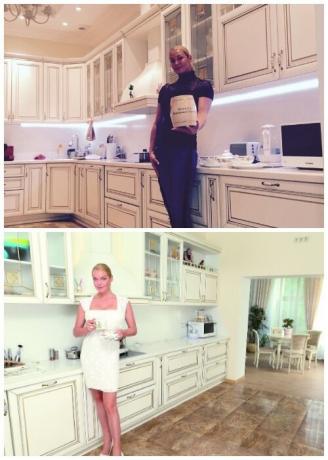 Anastasia Volochkova i hennes kök.