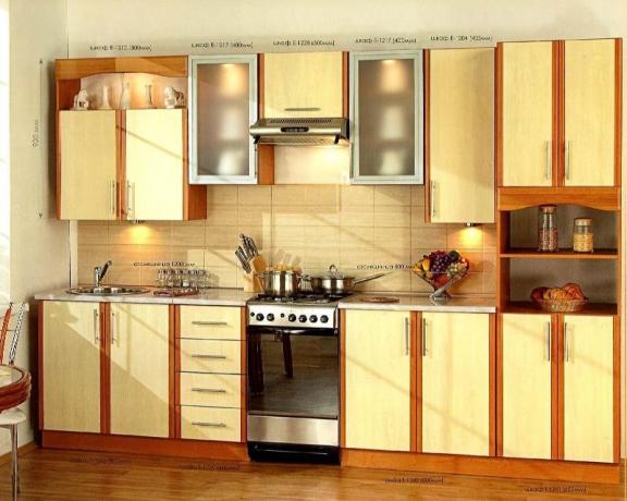 Billiga köksmöbler (48 foton): videoinstruktioner för installation av köksuppsättning med egna händer, pris, foto