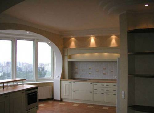 kök design 9 kvm med balkong