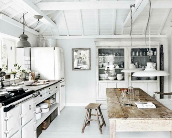 Kök i skandinavisk stil (45 foton): inredning av köket-vardagsrummet, designidéer, videor och foton