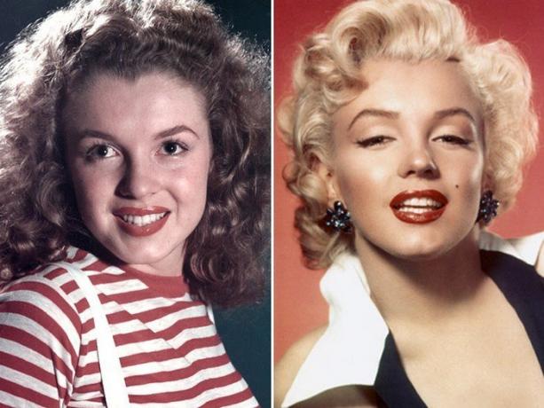 Marilyn Monroe Herrar föredrar blondiner.