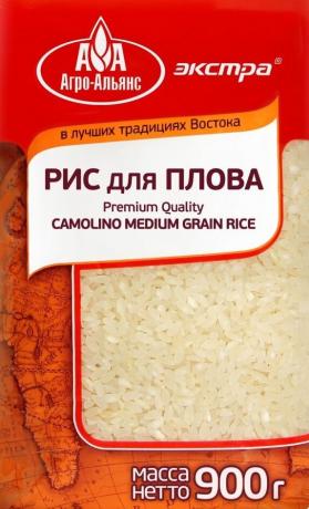 Tillverkare av ris är inte särskilt viktigt. Det viktigaste som han var tänkt för rispilaf