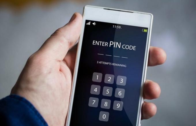 PIN-kod smartphone: hotet från sensorerna.