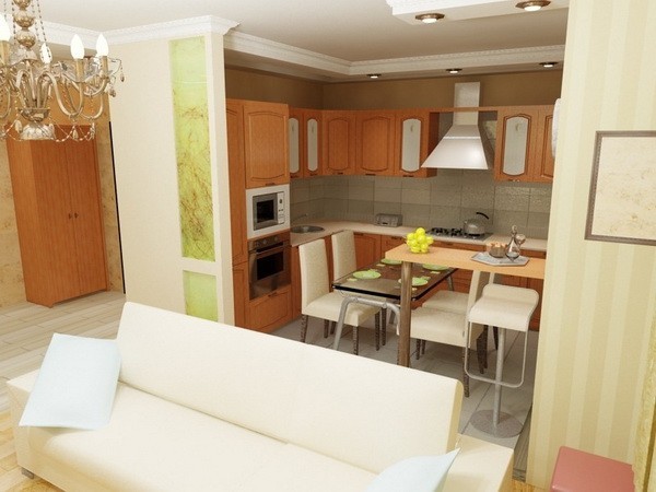 kök och vardagsrum design