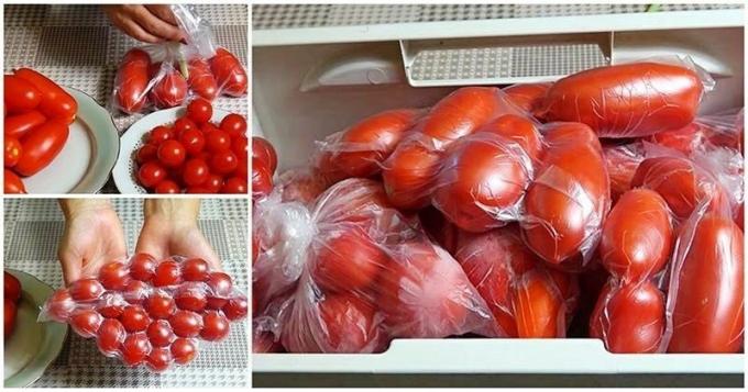 Metoden, som gör det möjligt för mig att lagra tomater "färsk" under ett år