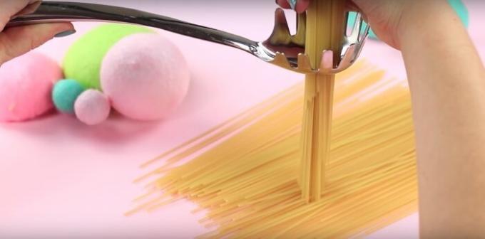 Bestäm mängden pasta per portion är ganska svårt. 