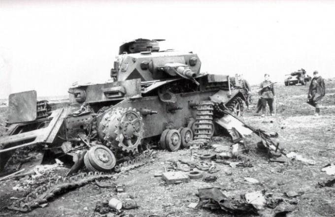 Senare började att betala och fodrad med tyska stridsvagnar. | Foto: Military album.