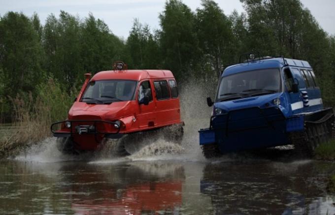 "Beaver" och "snöleopard" - Ryska ATV för jägare och fiskare.