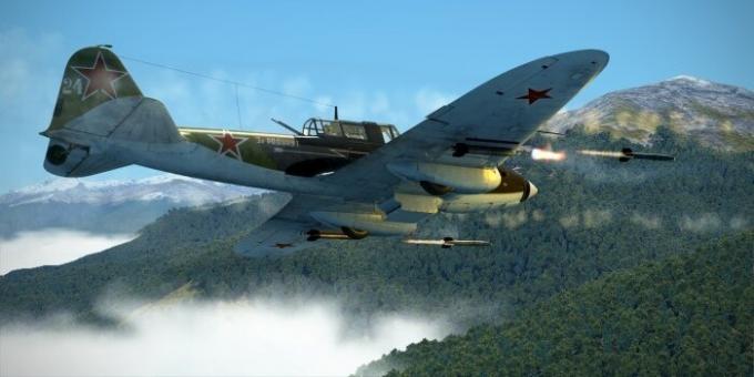 Vad är på näsan av den legendariska Il-2 avsattes vita ränder